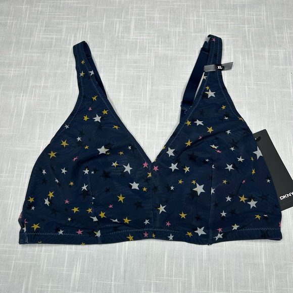 Dkny Other - DKNY Navy Star Pattern Bralette